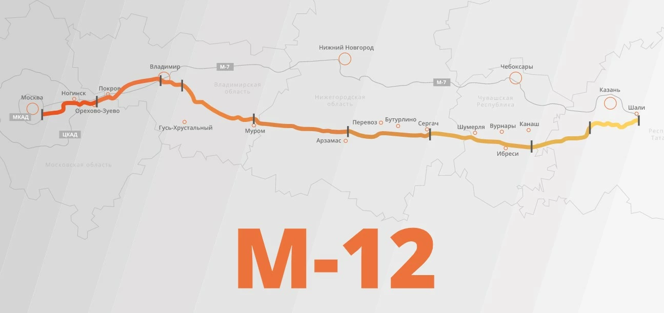 От Москвы до Казани: на М-12 открыли новые участки 