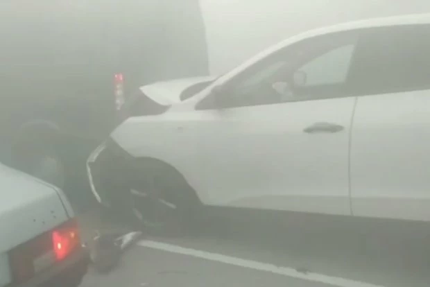 Массовое ДТП произошло в России из-за лесных пожаров