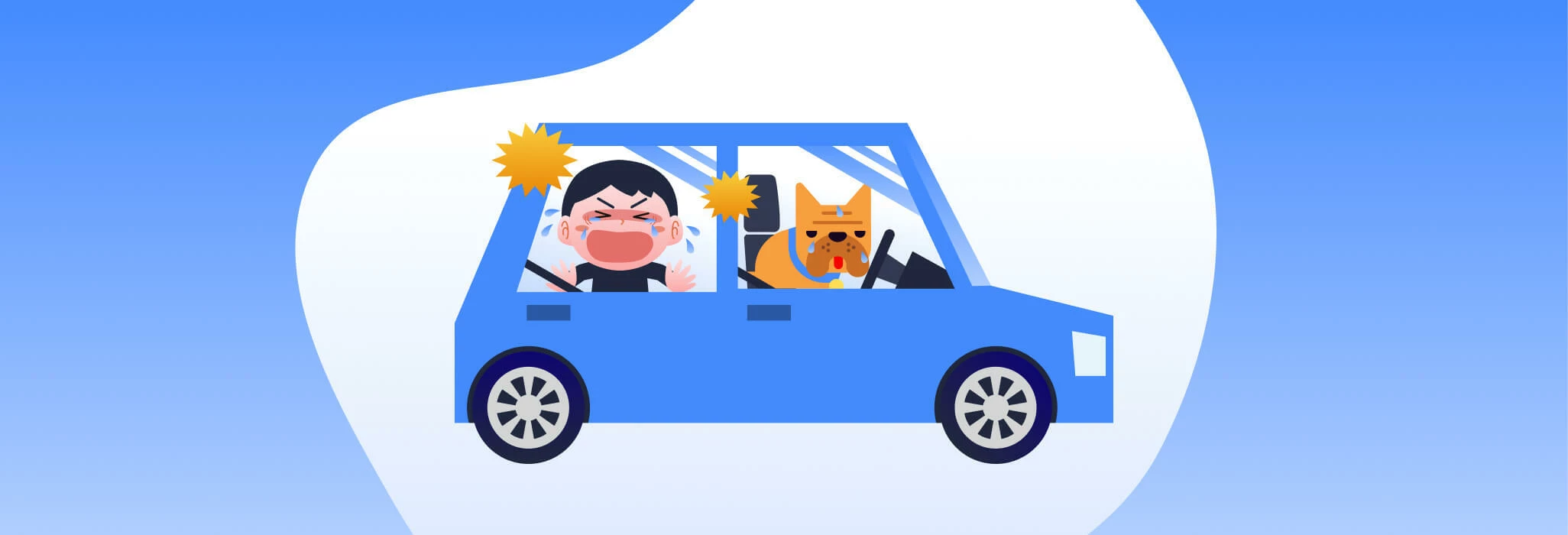 Штраф за оставление ребенка или животного в машине: когда и сколько